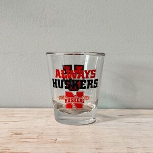 Nebraska Huskers ESPN U Shot Glass | Souvenir Collectible Barware Novelty